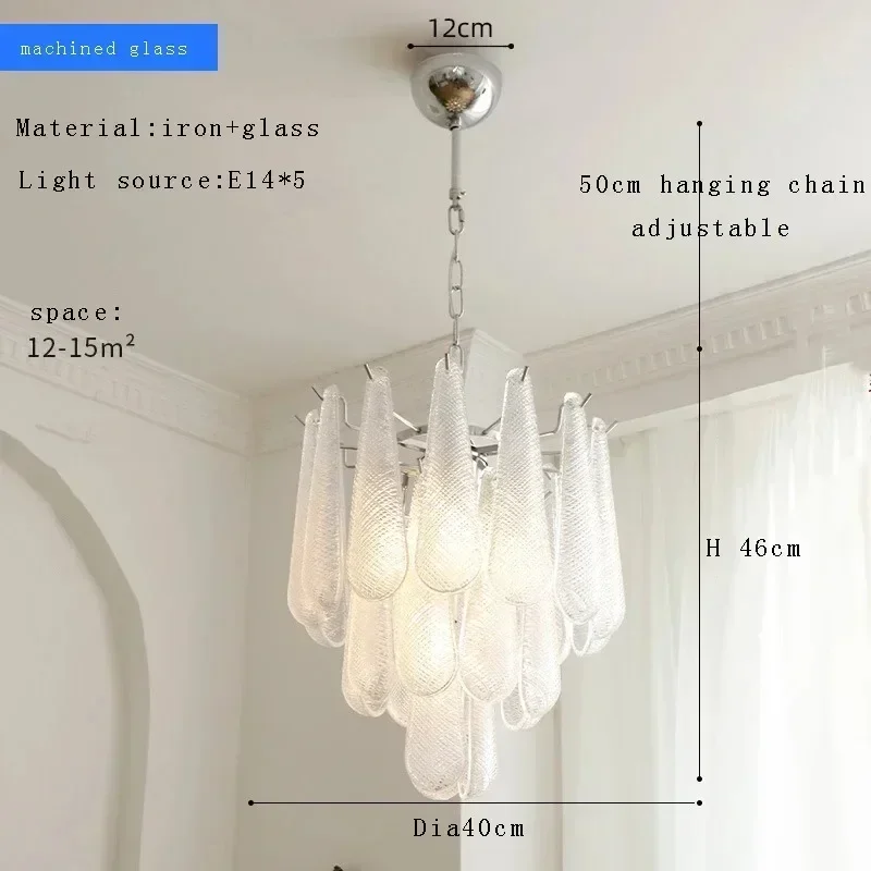 chandelier-en-verre-ajustable